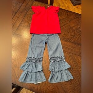 Size 6/7 little girls outfit